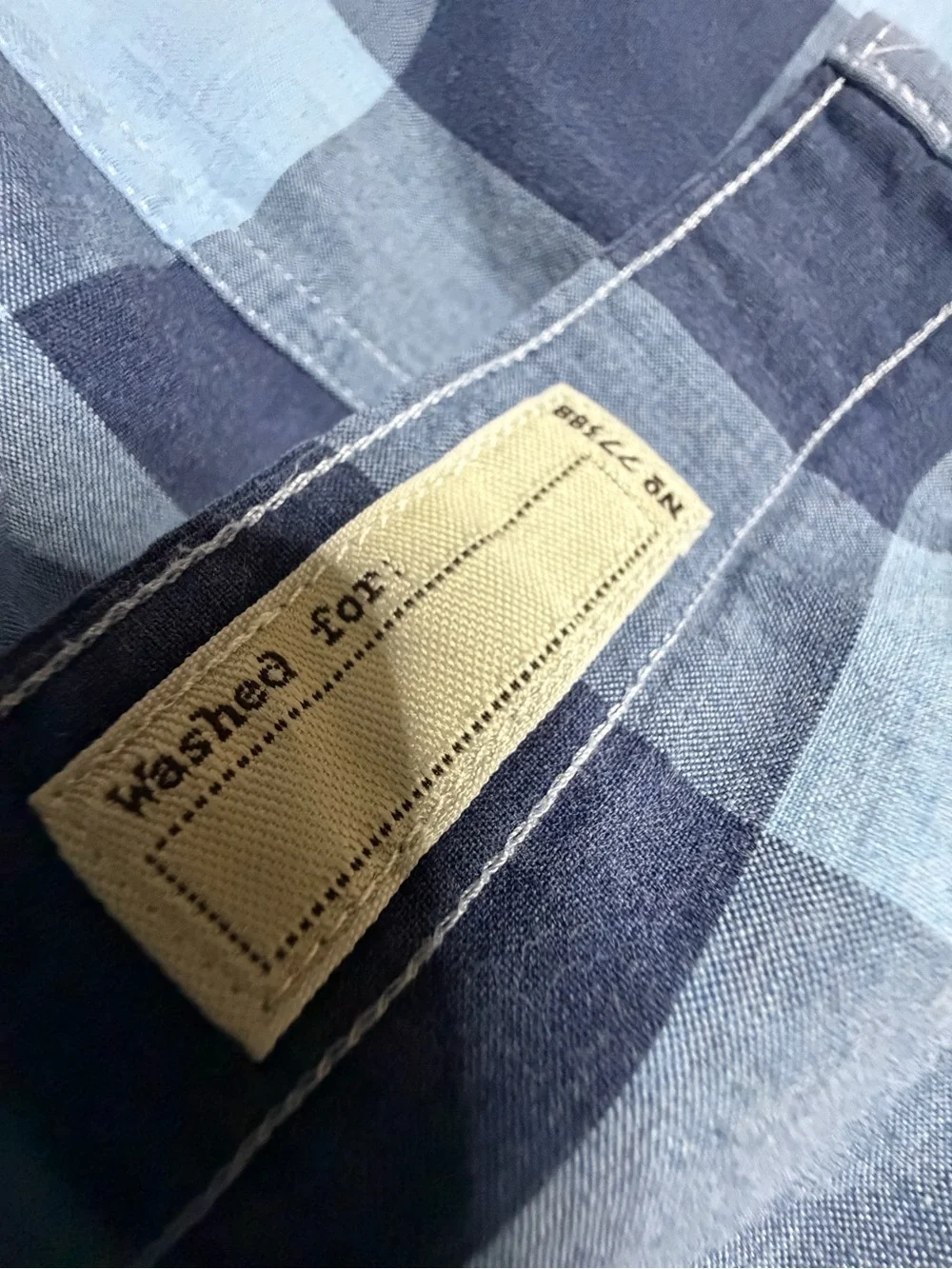 J.Crew Slim Fit Blue Check Shirt - Men's Medium